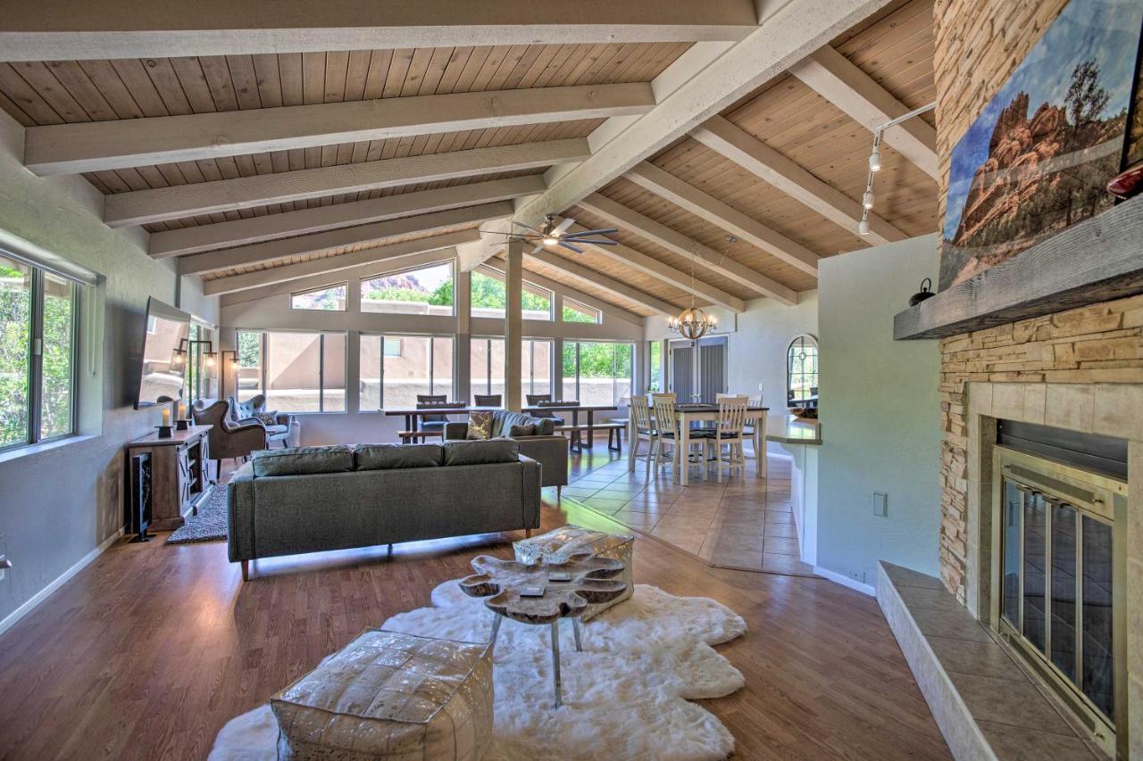 Sedona Hideaway With Swim Spa And Private Tavern! Exterior foto