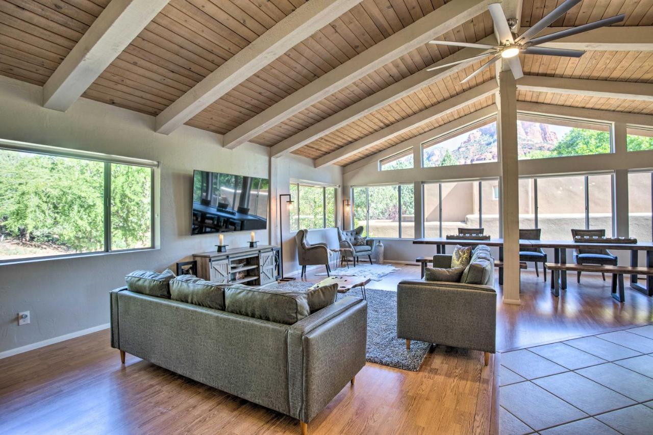 Sedona Hideaway With Swim Spa And Private Tavern! Exterior foto